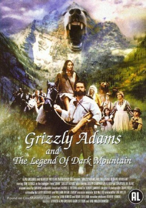 Grizzly Adams and the Legend of Dark Mountain - Dutch Movie Cover