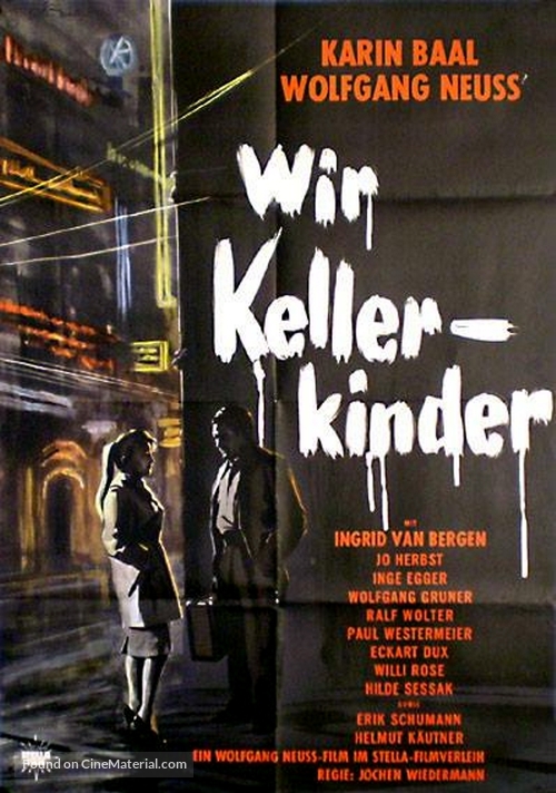 Wir Kellerkinder - German Movie Poster