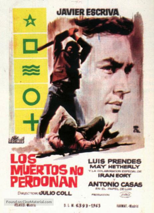 Los muertos no perdonan - Spanish Movie Poster