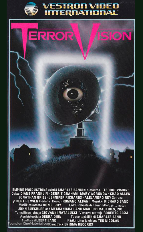 TerrorVision - Finnish VHS movie cover