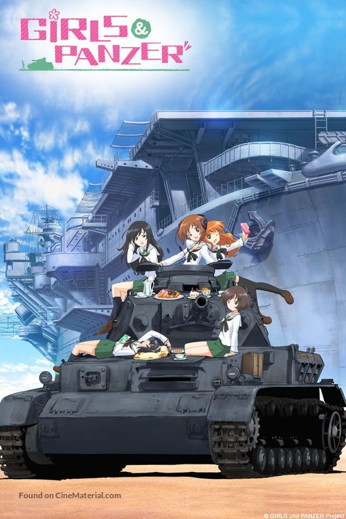 &quot;Girls und Panzer&quot; - Japanese Video on demand movie cover