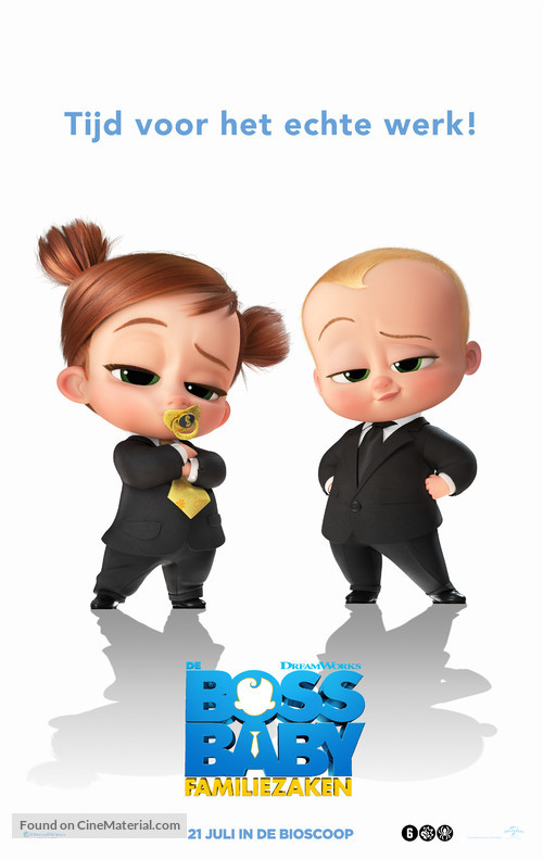 The Boss Baby: Family Business - Dutch Movie Poster