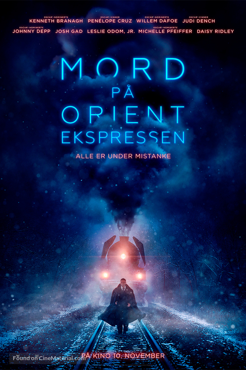 Murder on the Orient Express - Norwegian Movie Poster