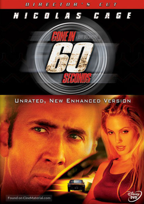 Gone In 60 Seconds - DVD movie cover