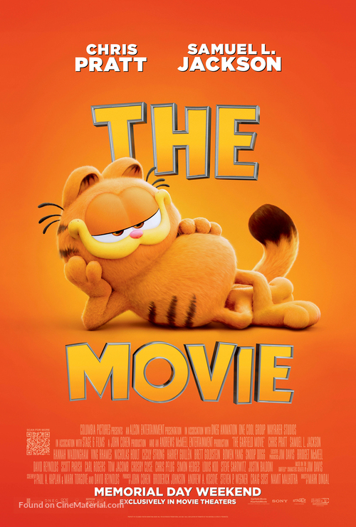 The Garfield Movie (2024) movie poster