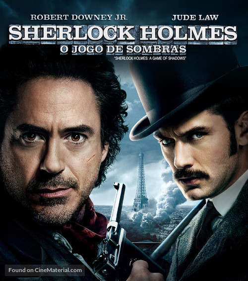 Sherlock Holmes: A Game of Shadows - Brazilian Blu-Ray movie cover