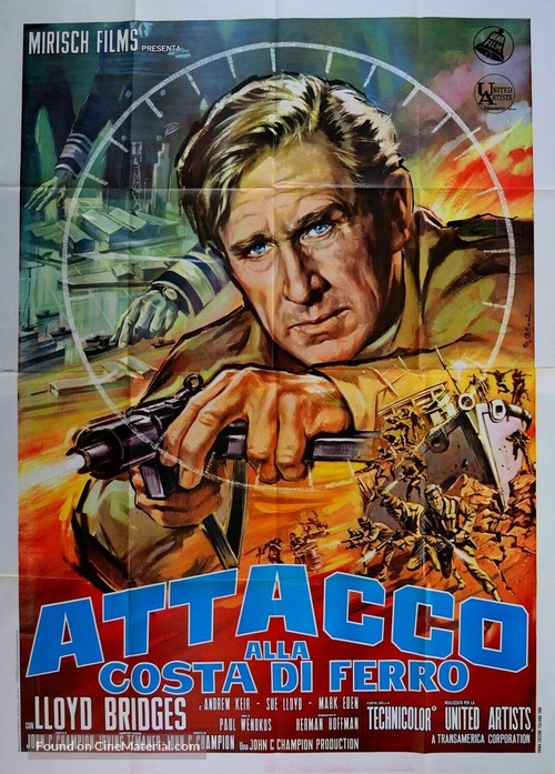Attack on the Iron Coast - Italian Movie Poster