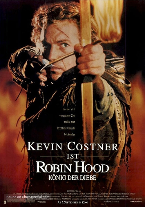 Robin Hood: Prince of Thieves - German Movie Poster