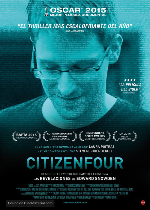 Citizenfour - Spanish Movie Poster