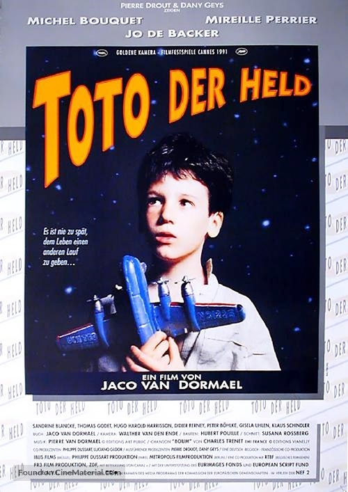 Toto le h&eacute;ros - German Movie Poster