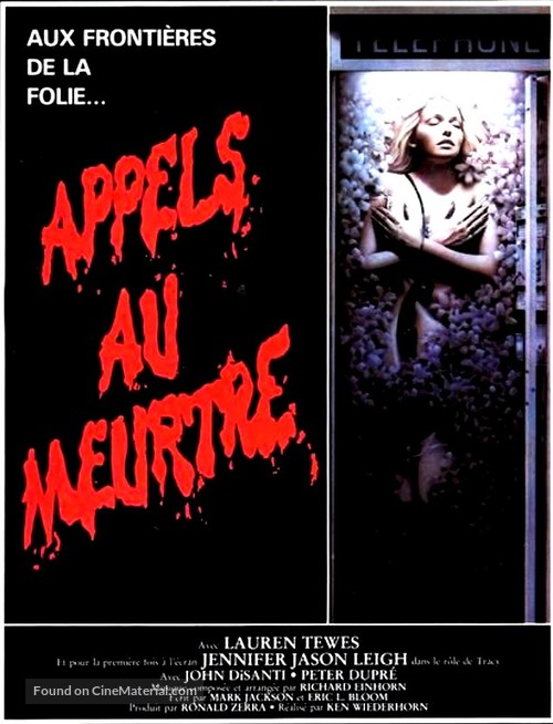 Eyes of a Stranger - French Movie Poster