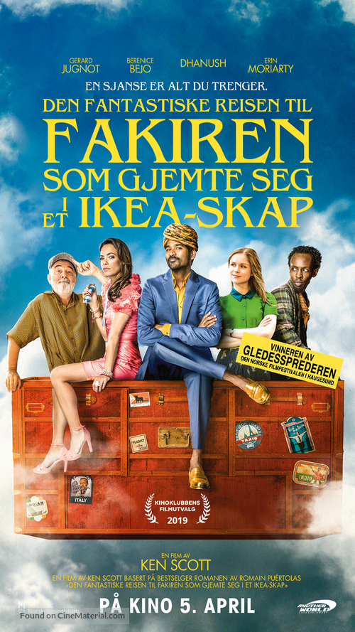 The Extraordinary Journey of the Fakir - Norwegian Movie Poster