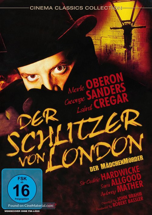 The Lodger - German DVD movie cover