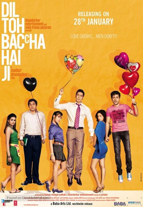 Dil Toh Bachcha Hai Ji - Indian Movie Poster