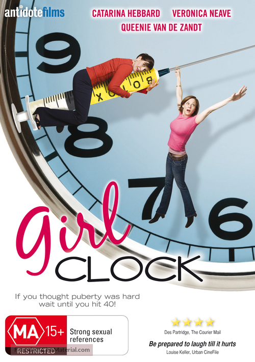 Girl Clock! - Australian DVD movie cover