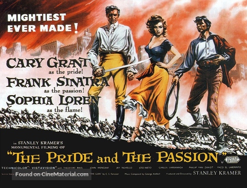 The Pride and the Passion - British Movie Poster