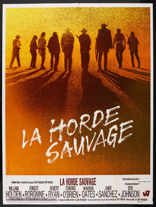 The Wild Bunch - French Movie Poster