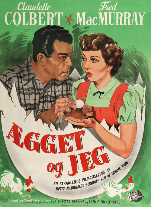 The Egg and I - Danish Movie Poster