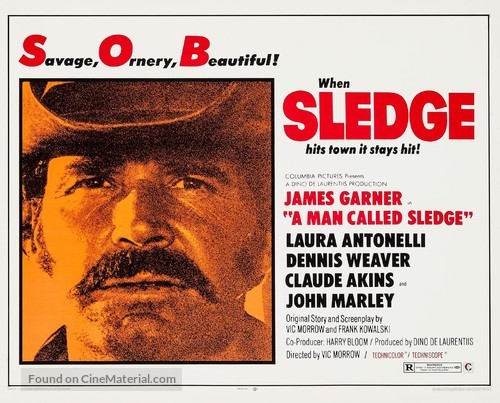 A Man Called Sledge - Movie Poster