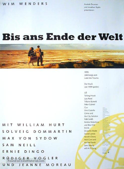 Bis ans Ende der Welt - German Movie Poster