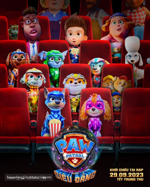 PAW Patrol: The Mighty Movie - Vietnamese Movie Poster