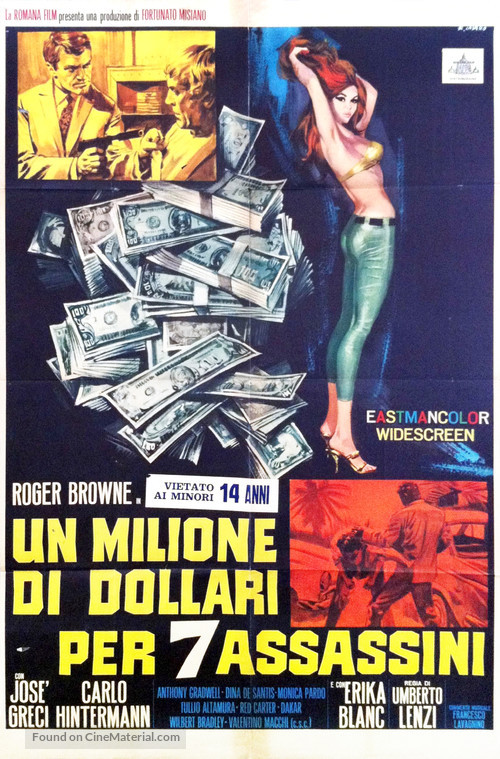 Un milione di dollari per sette assassini - Italian Movie Poster