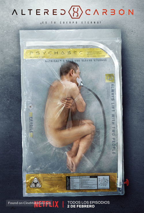 &quot;Altered Carbon&quot; - Spanish Movie Poster