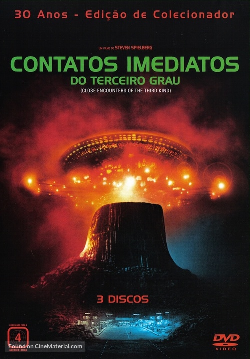 Close Encounters of the Third Kind - Brazilian Movie Cover