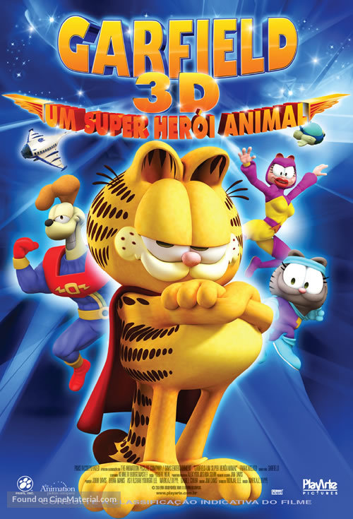 Garfield&#039;s Pet Force - Brazilian Movie Poster