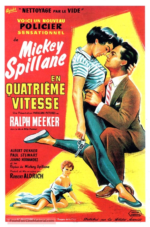 Kiss Me Deadly (1955) French movie poster