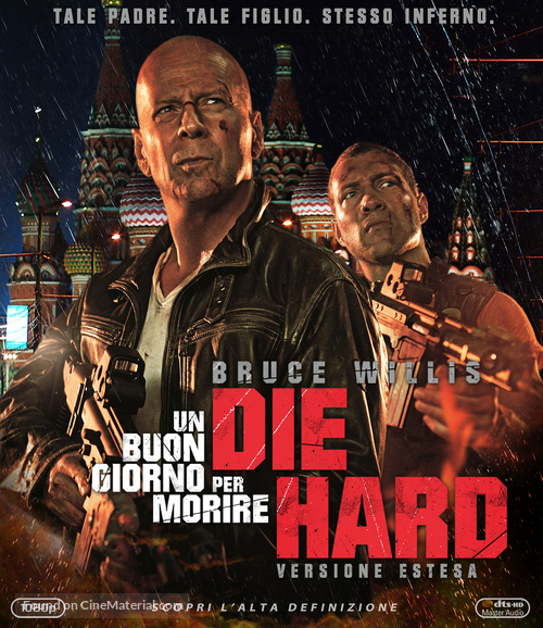 A Good Day to Die Hard - Italian Blu-Ray movie cover