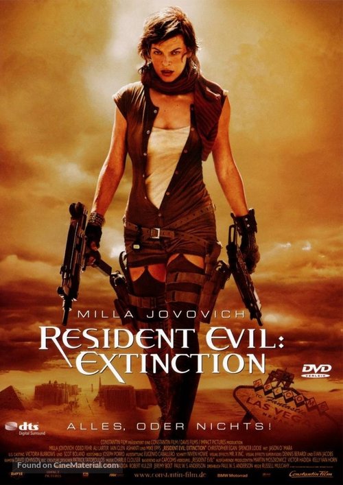 Resident Evil: Extinction - German Movie Cover