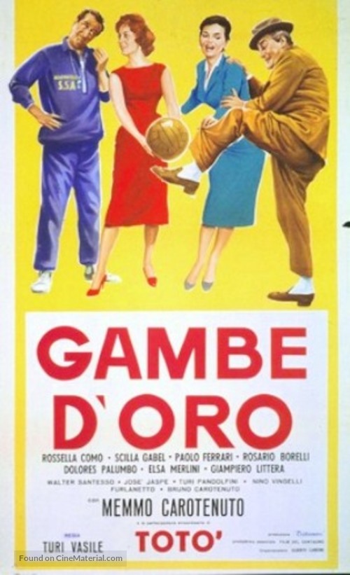 Gambe d&#039;oro - Italian Movie Poster