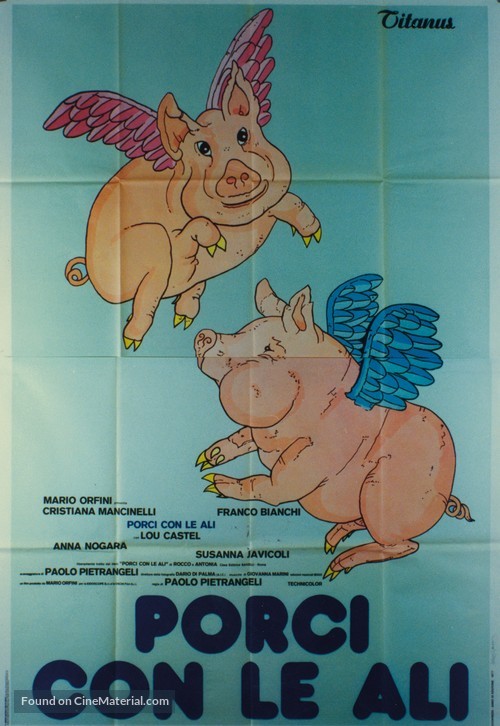 Porci con le ali - Italian Movie Poster