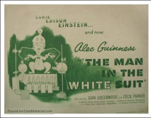 The Man in the White Suit - British Movie Poster