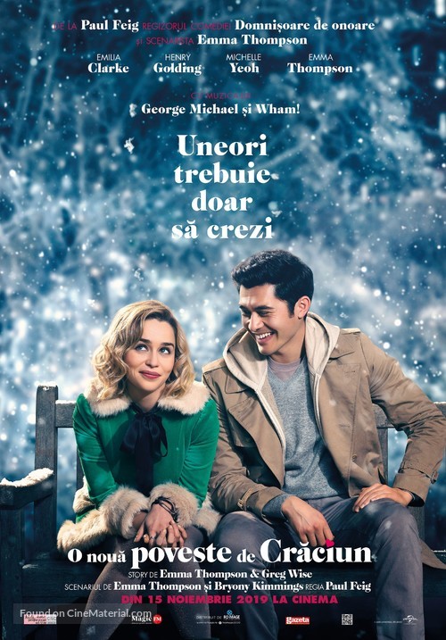 Last Christmas - Romanian Movie Poster