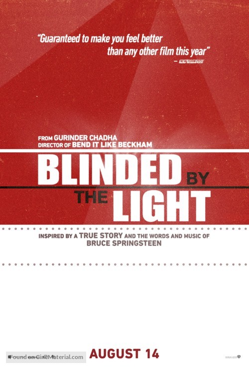 Blinded by the Light - Movie Poster