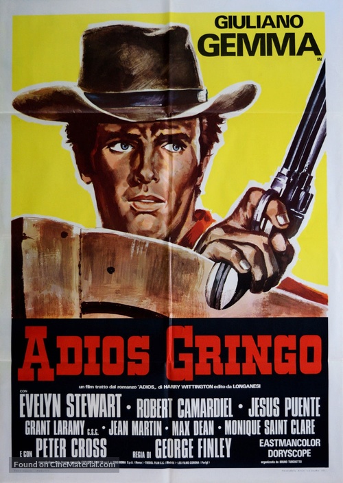 Adi&oacute;s gringo - Italian Movie Poster