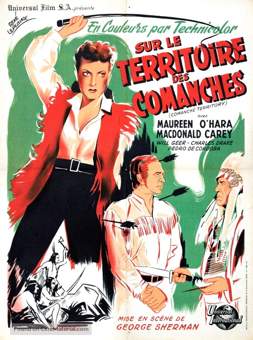Comanche Territory - French Movie Poster