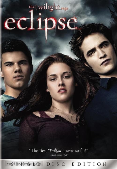 The Twilight Saga: Eclipse - DVD movie cover