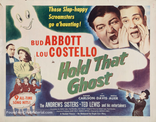 Hold That Ghost - Movie Poster