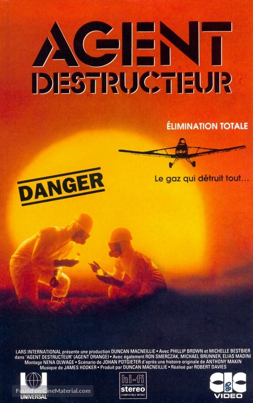 Toxic Effect - French VHS movie cover