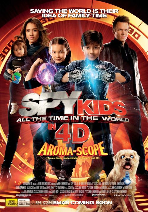 Spy Kids: All the Time in the World in 4D - Australian Movie Poster