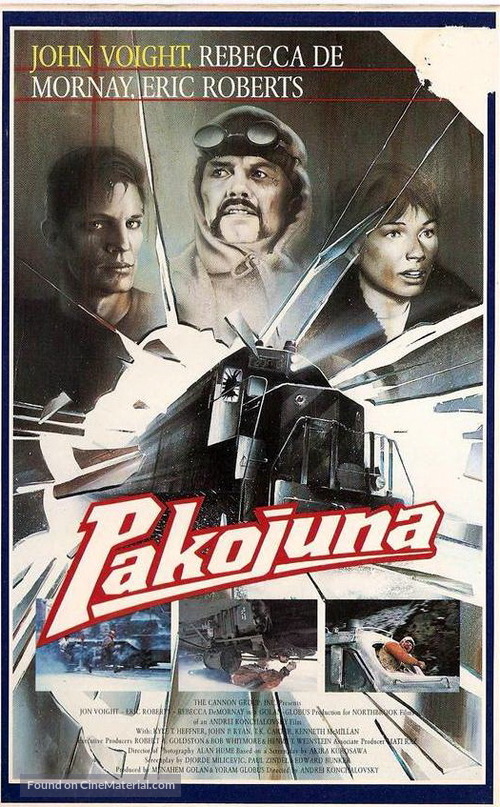 Runaway Train - Finnish VHS movie cover