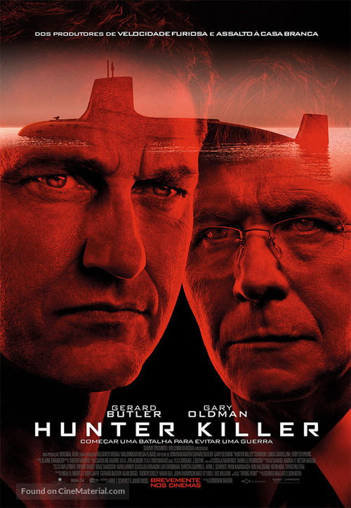 Hunter Killer - Portuguese Movie Poster