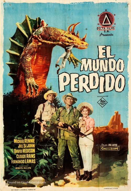 The Lost World - Spanish Movie Poster