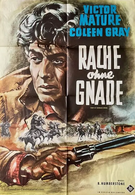 Fury at Furnace Creek - German Movie Poster