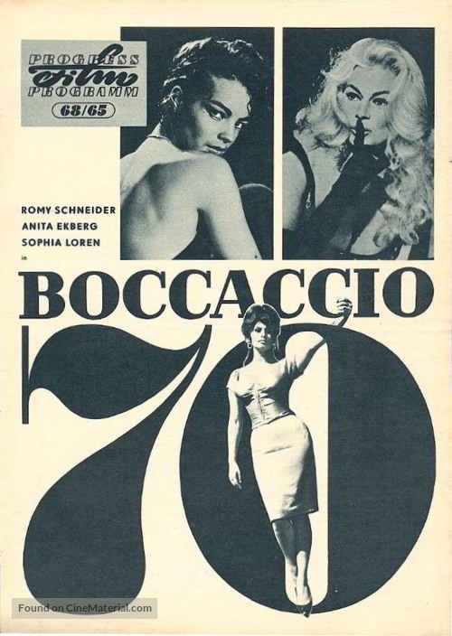 Boccaccio &#039;70 - British Movie Poster