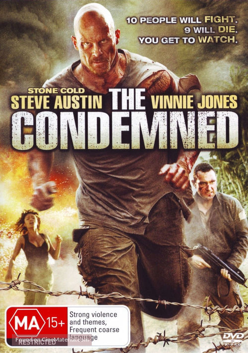 The Condemned - Australian DVD movie cover