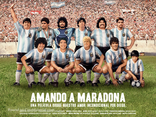 Amando a Maradona - Argentinian poster